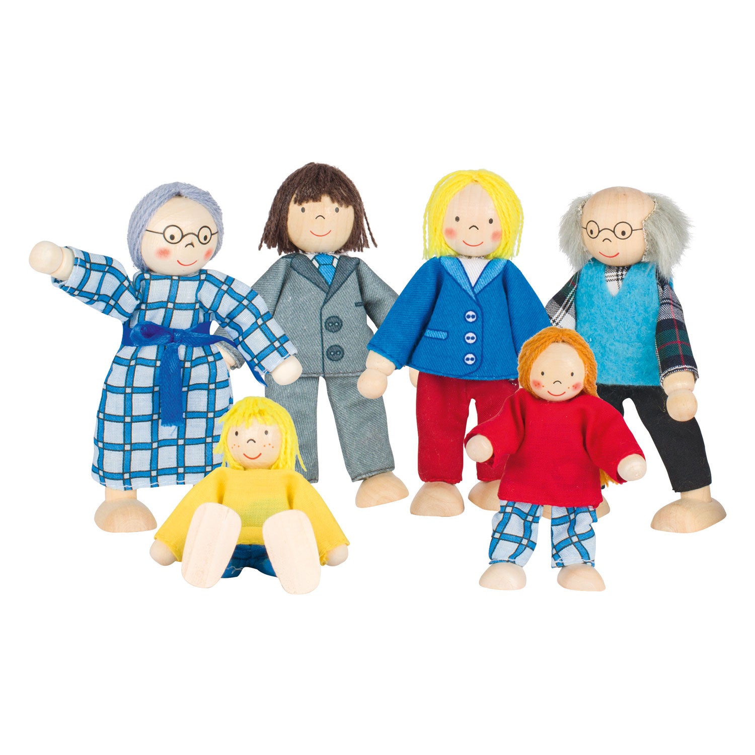 Goki poppenhuis city-familie