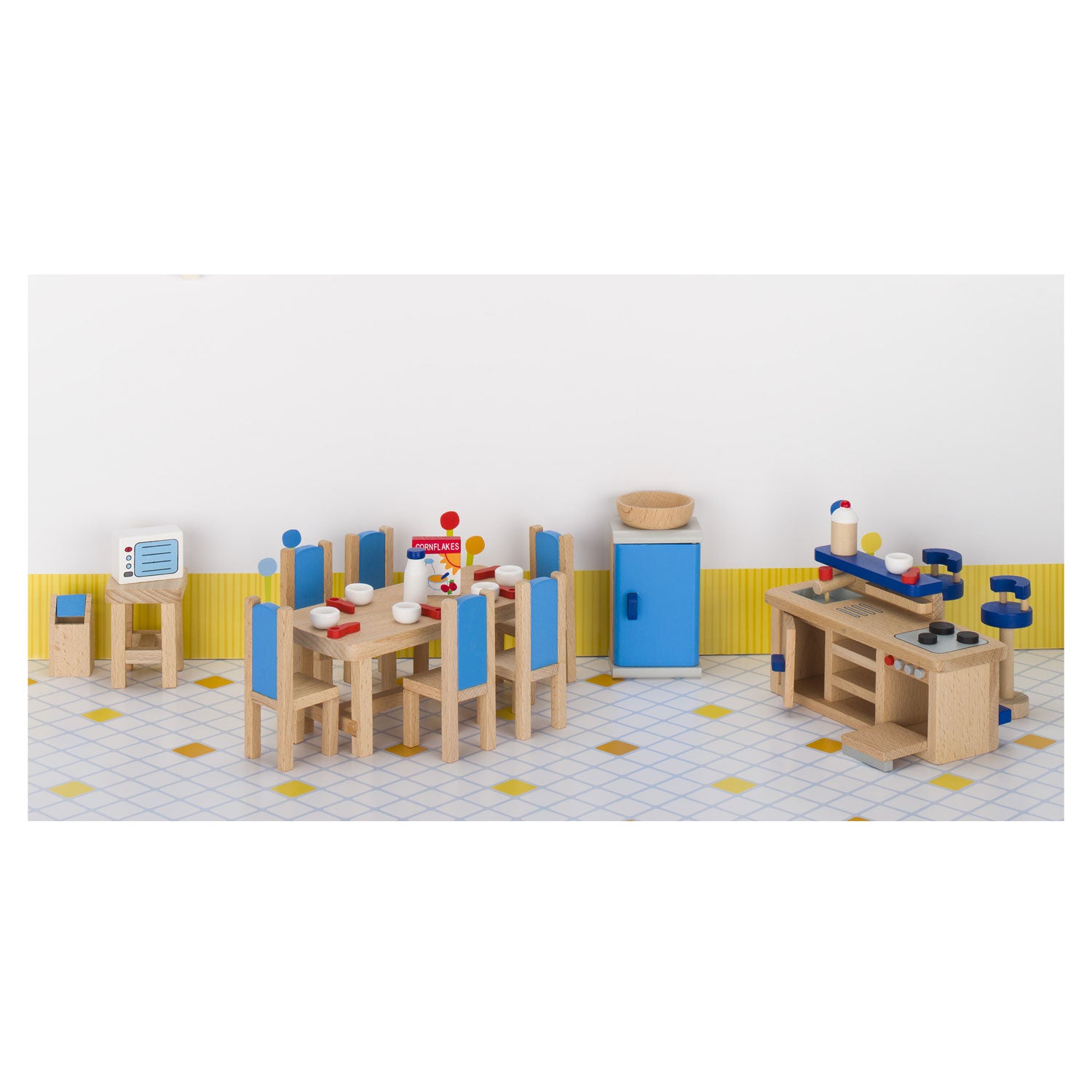 Goki poppenhuis meubeltjes keuken