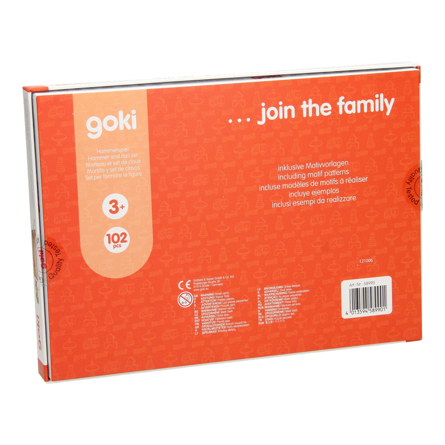 Goki xxl hamertje tik, 102dlg.