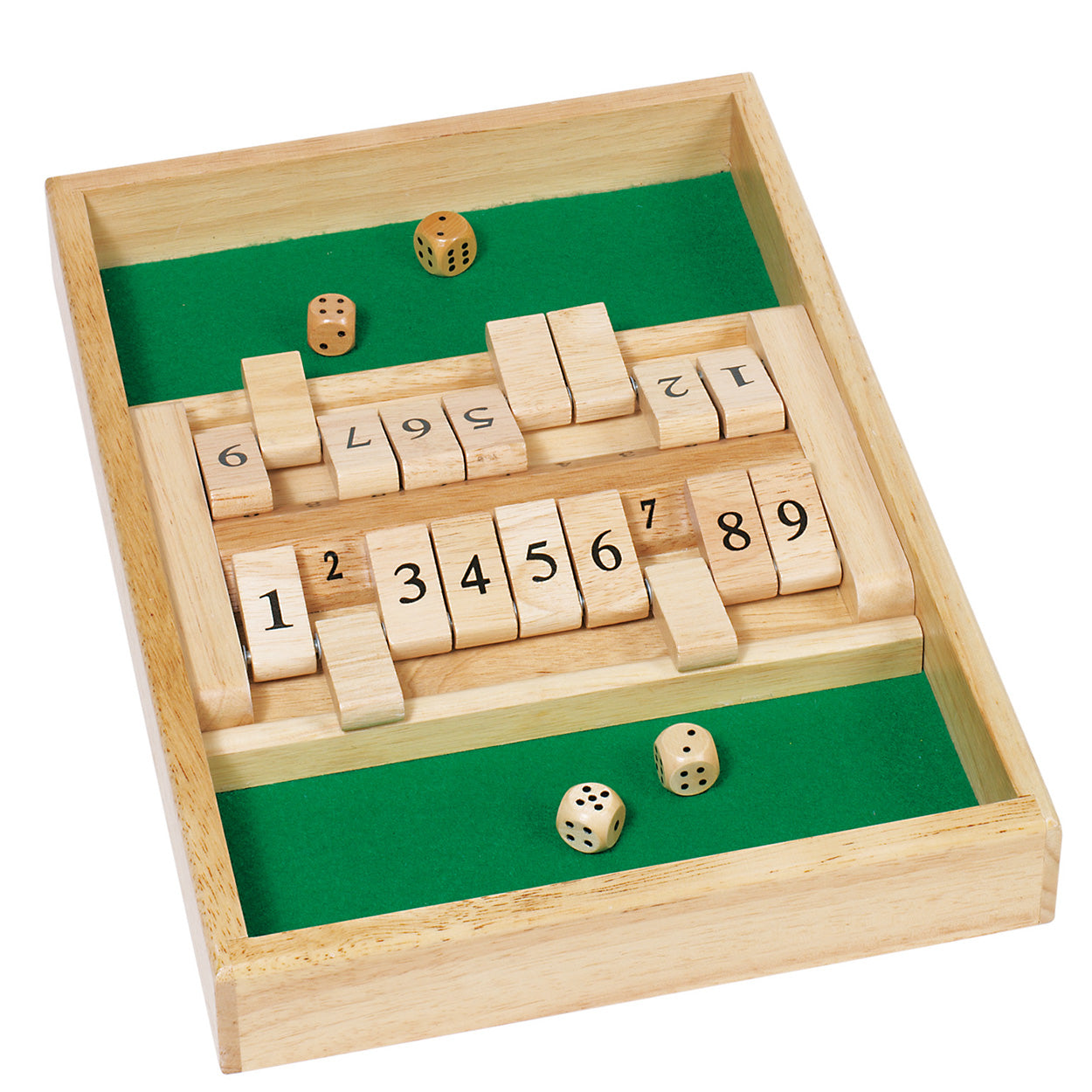 Goki shut the box dobbelspel