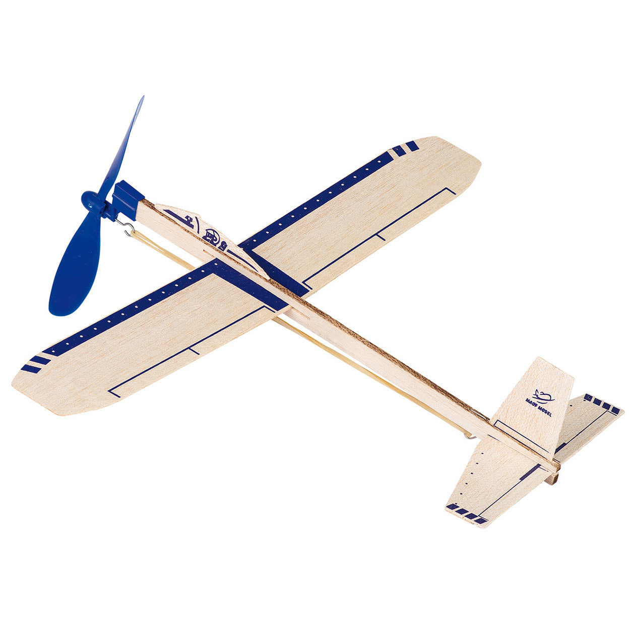 Goki houten zweefvliegtuig eagle jet: 35,5 cm