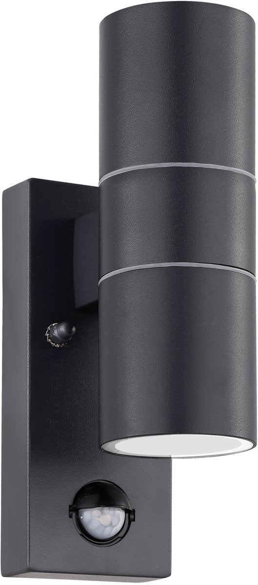 Eglo riga 5 wandlamp buiten - gu10 - 21,5 cm - sensor - antraciet
