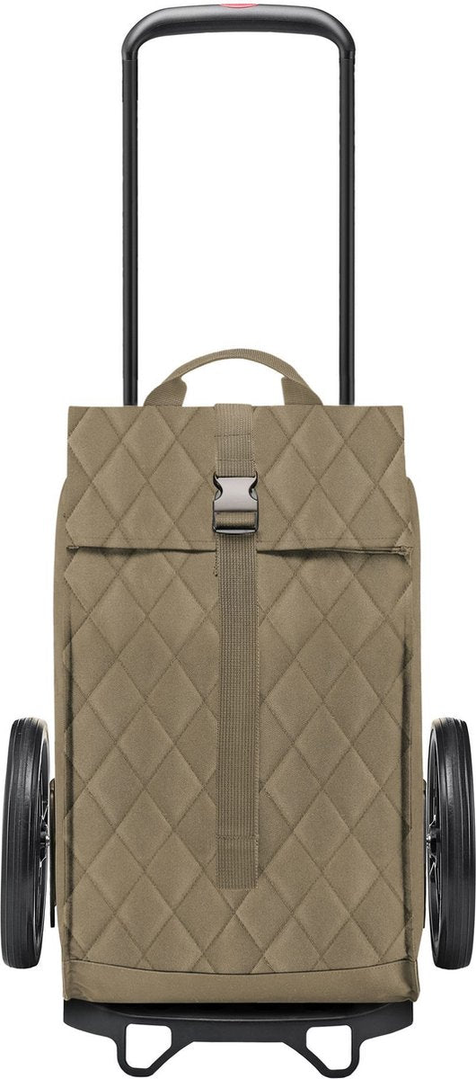Reisenthel citycruiser rhombus boodschappentrolley - 40l - rhombus olive groen