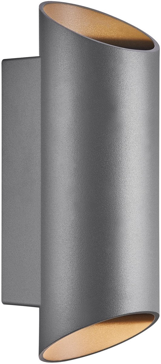 Nordlux nico round 22-wandlamp-2xgu10-antraciet