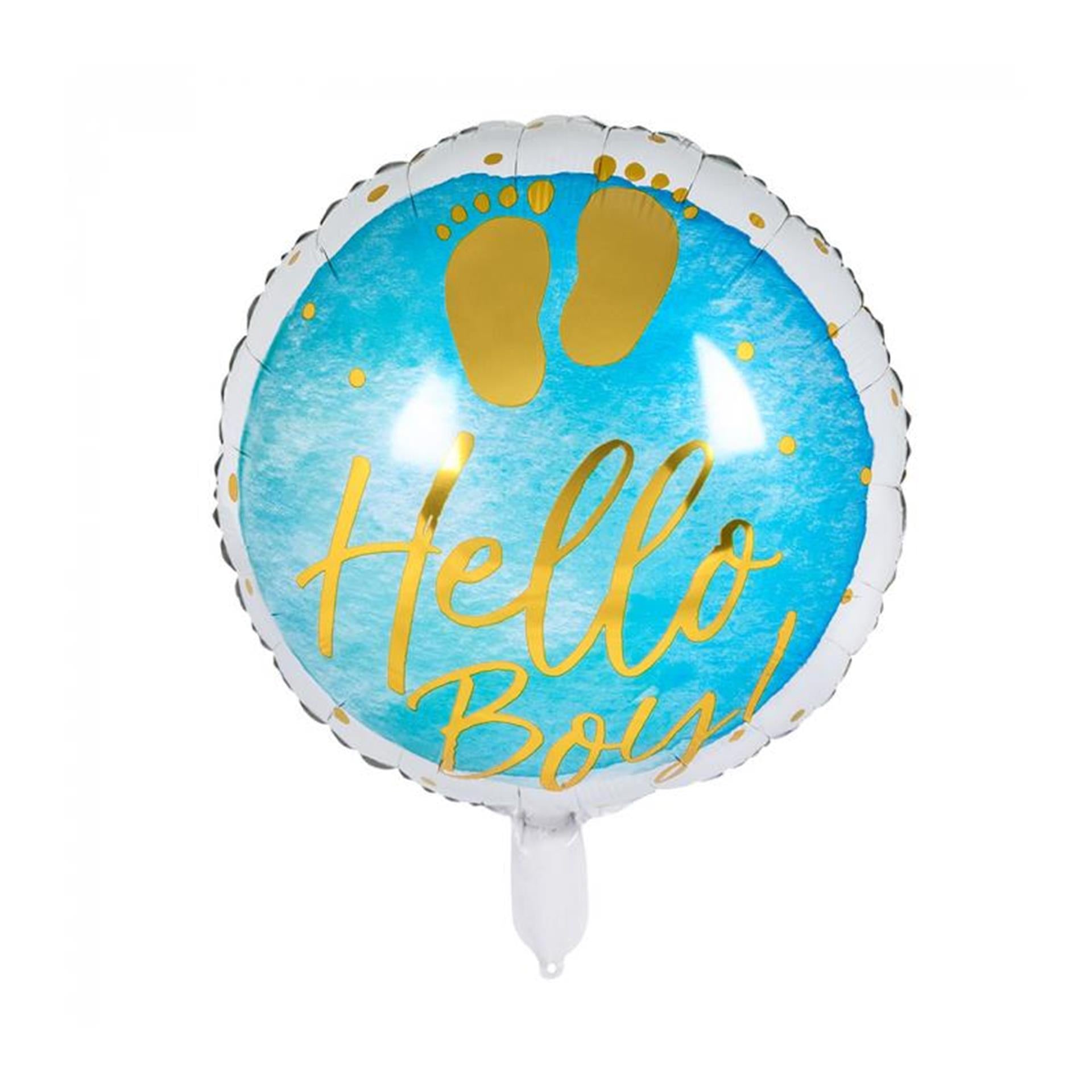 Boland folieballon hello boy! ø45cm