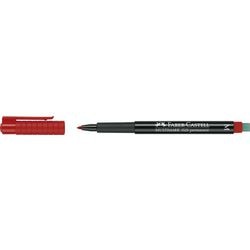 Overheadmarker faber-castell multimark rood
