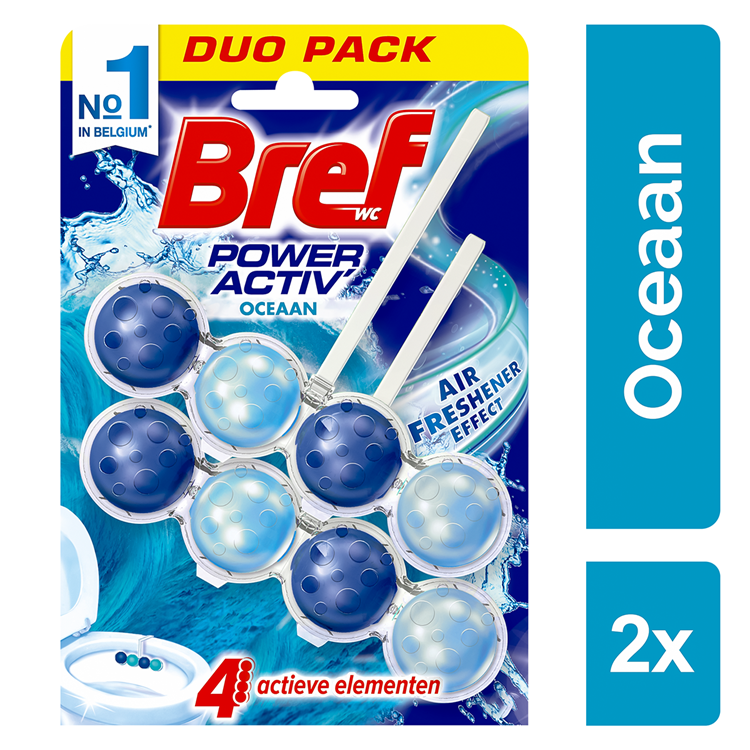 Bref 1005729 - wc power activ ocean 2x51gr | 10 stuks