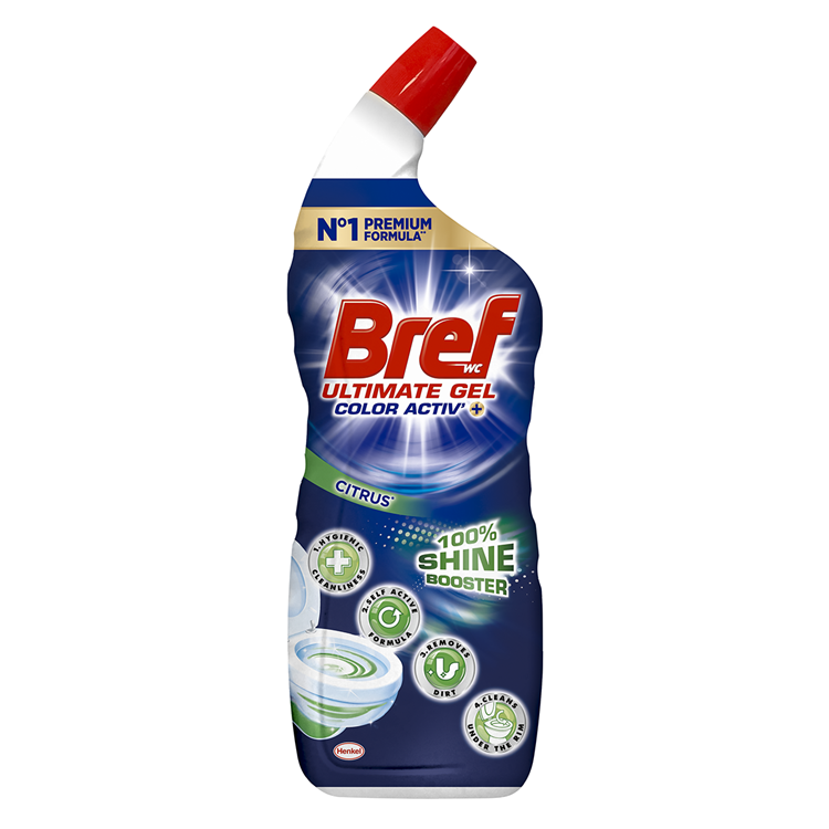 Bref 1066757 - wc ultimate gel color activ' + citrus 700ml | 5 stuks