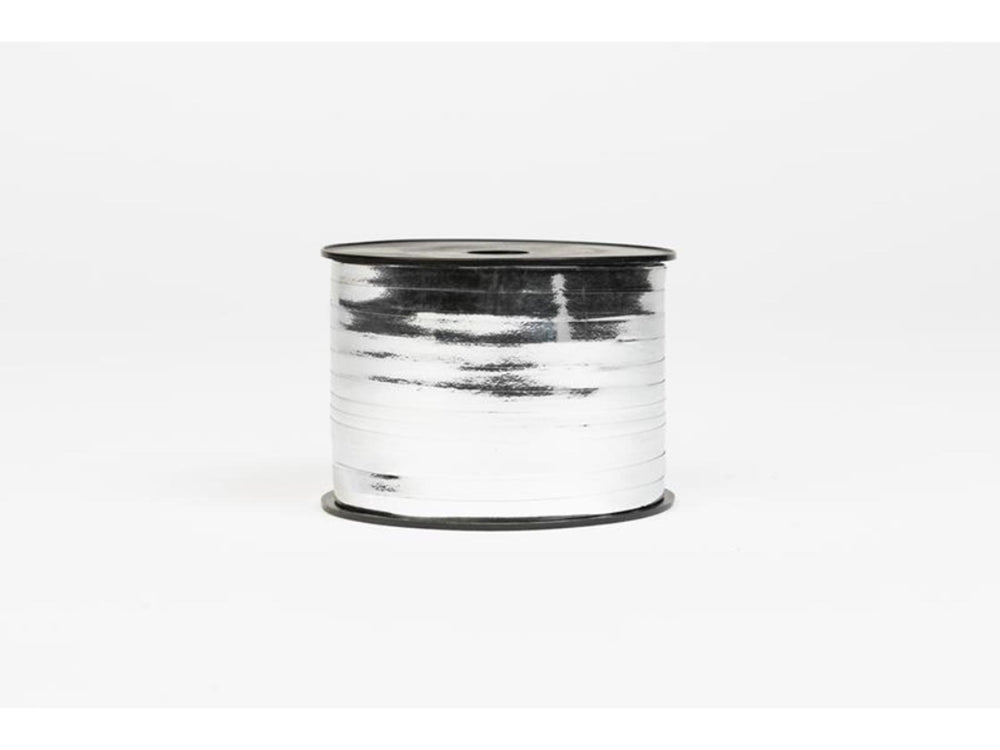 Globos krullint 250mx5mm metallic zilver