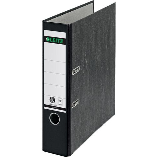 Leitz ordner 1080 karton a4 staand breedte 8cm duimgat rugetiket schutblad