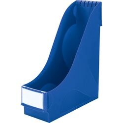 Tijdschriftencassette leitz 2425 25x9,3x31,8cm blauw