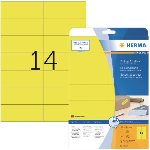 Etiketten herma
