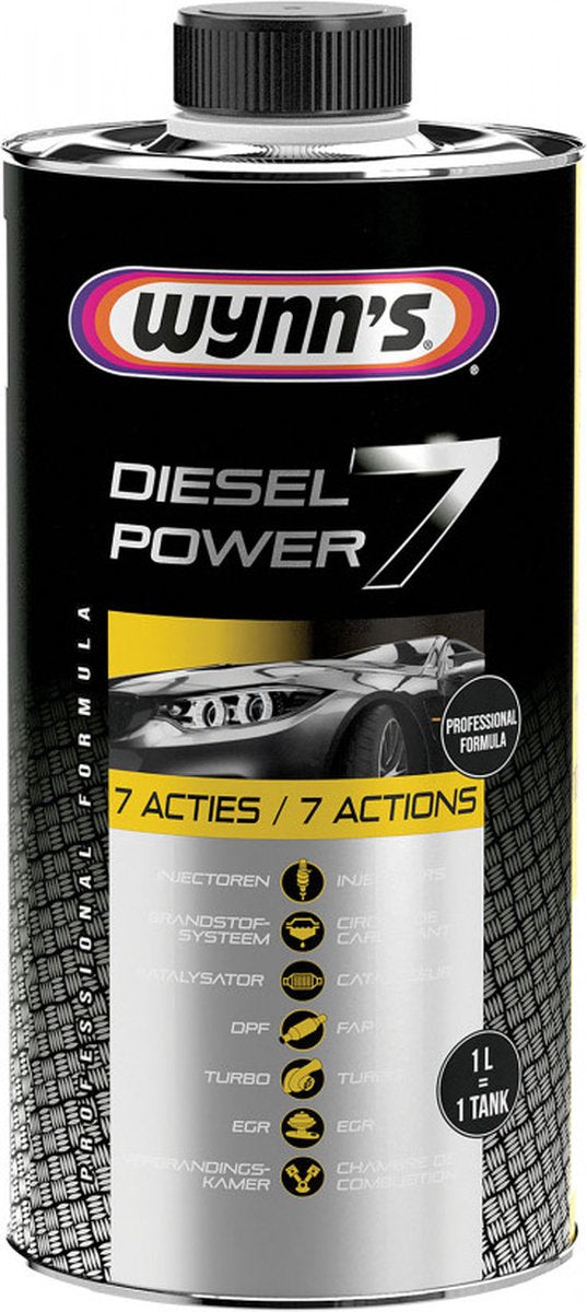 Wynn's diesel power 7 - 7-in-1 acties - 1l