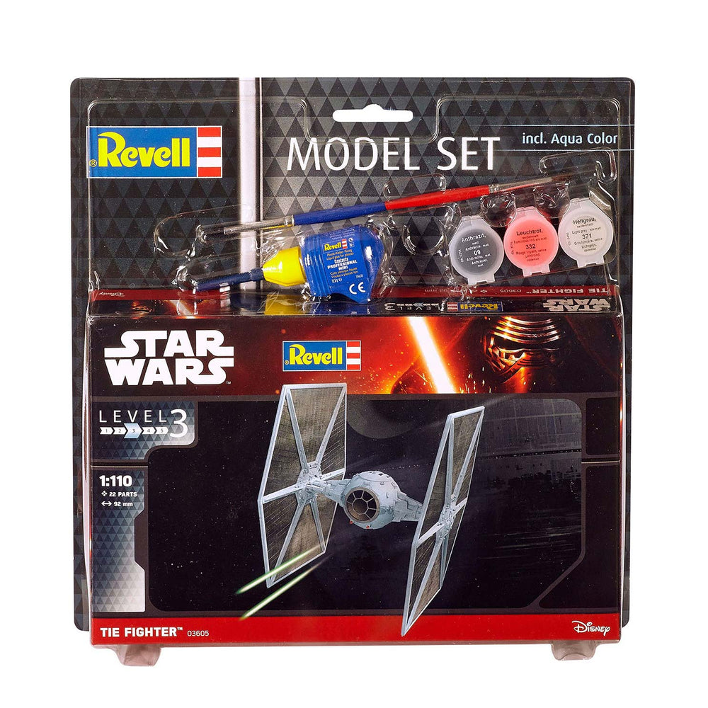 Revell model set - tie fighter 22dlg. - incl. basiskleuren verf