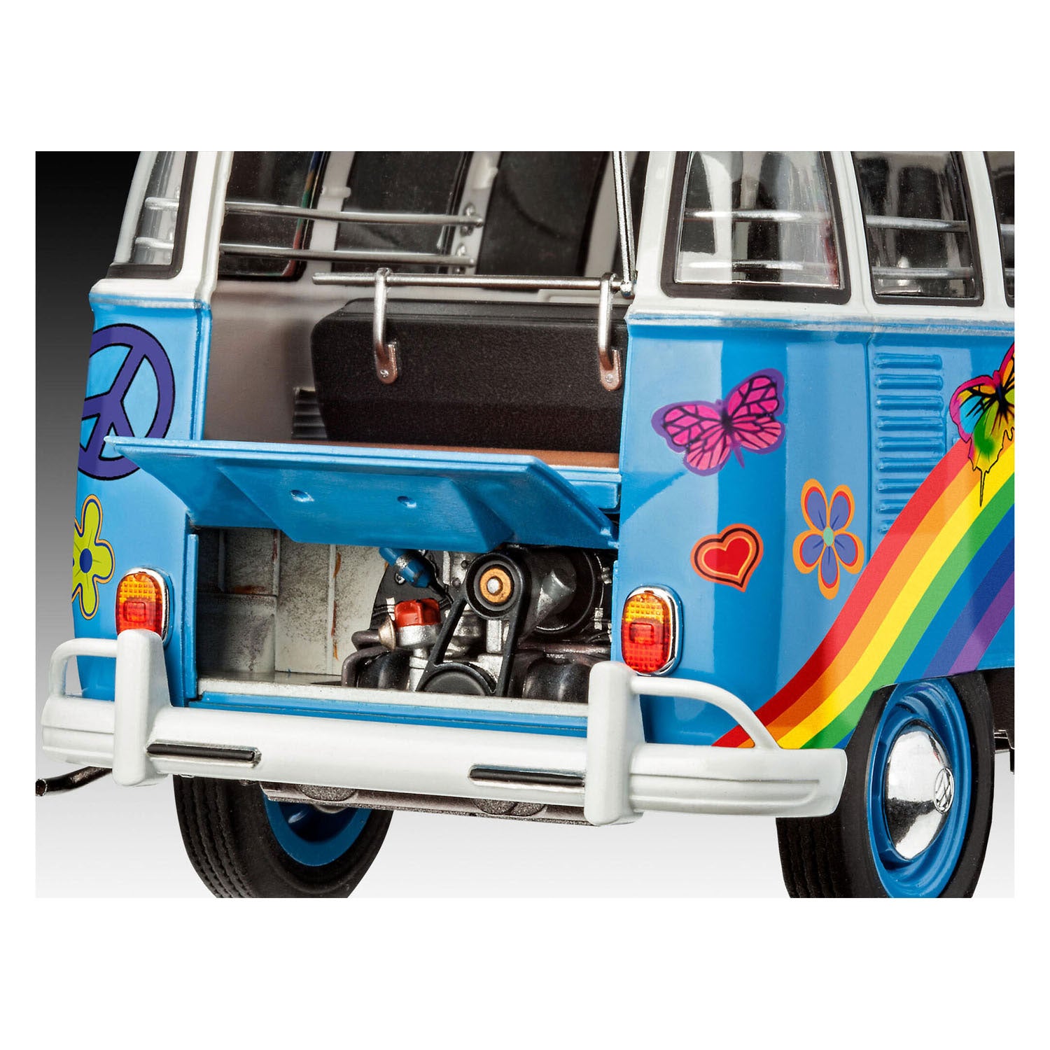 Revell volkswagen t1 samba bus flower power