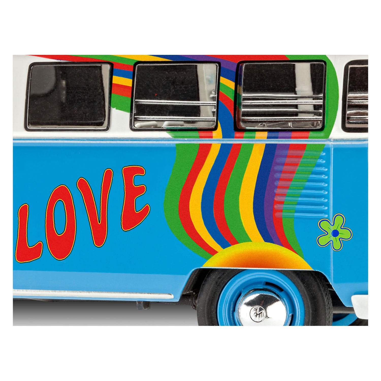 Revell volkswagen t1 samba bus flower power