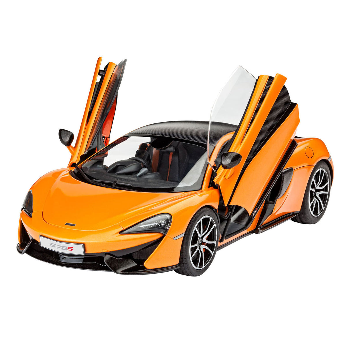 Revell modelbouwpakket auto - 07051 mclaren 570s - britse sportauto plastic - 1:24 - modelbouw