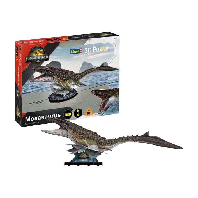 Revell 3d puzzel bouwpakket jurassic world - mosasaurus - 83dlg.