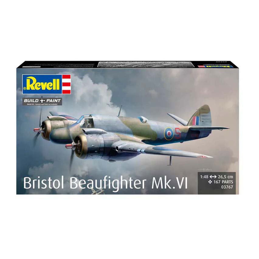 Revell modelbouwpakket - bristol beaufighter mk. vi 1:48 - 167dlg.