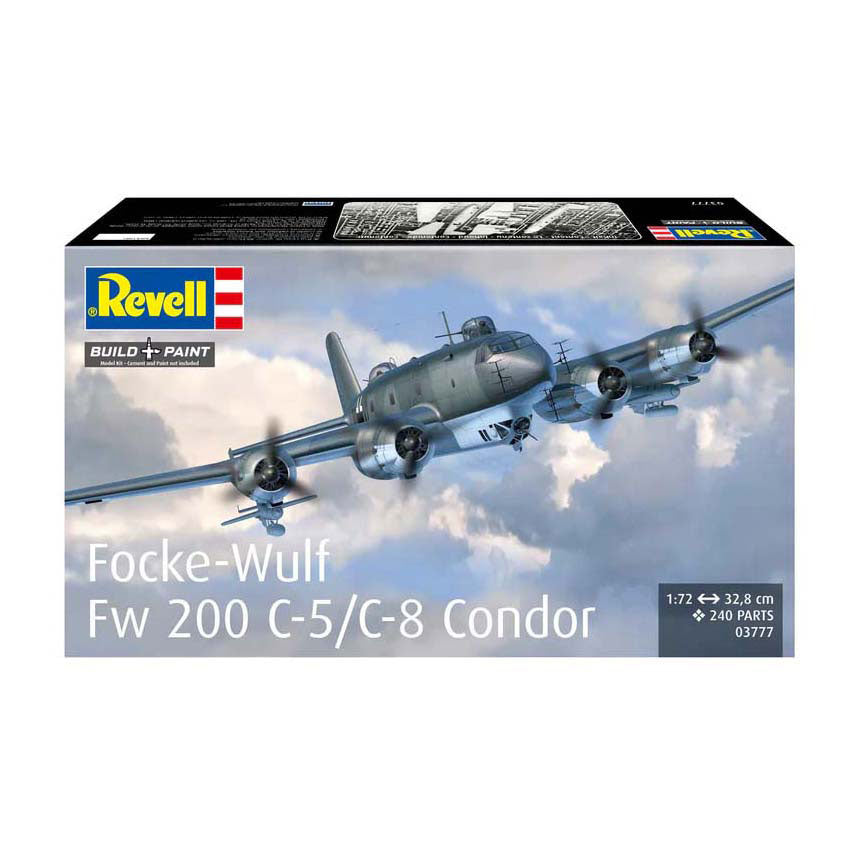Revell modelbouwpakket - focke-wulf fw 200 c-5 c-8 condor 1:72 - 240dlg.
