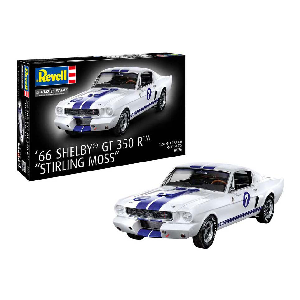 Revell modelbouwpakket - 1966 shelby gt 350 r stirling moss 1:24 - 81dlg.