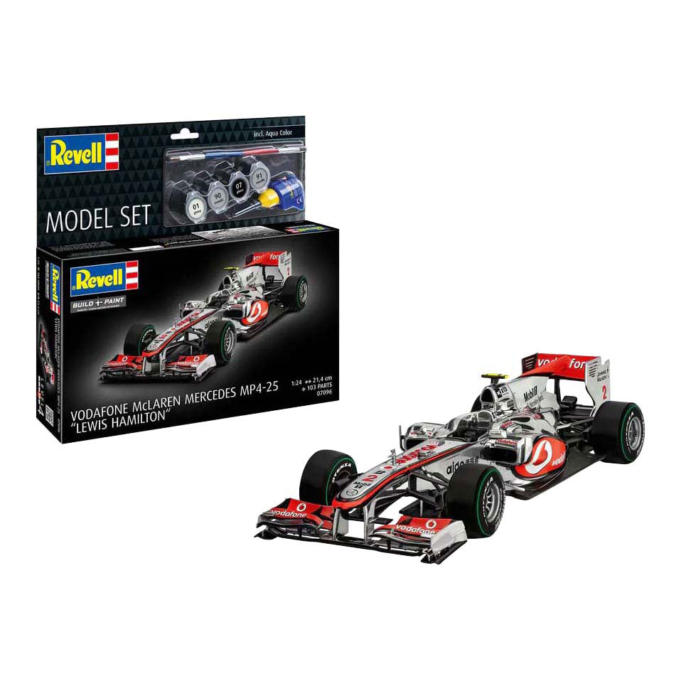 Revell modelbouwpakket - vodafone mclaren mercedes mp4-25 l. hamilton 1:24 - 103dlg.