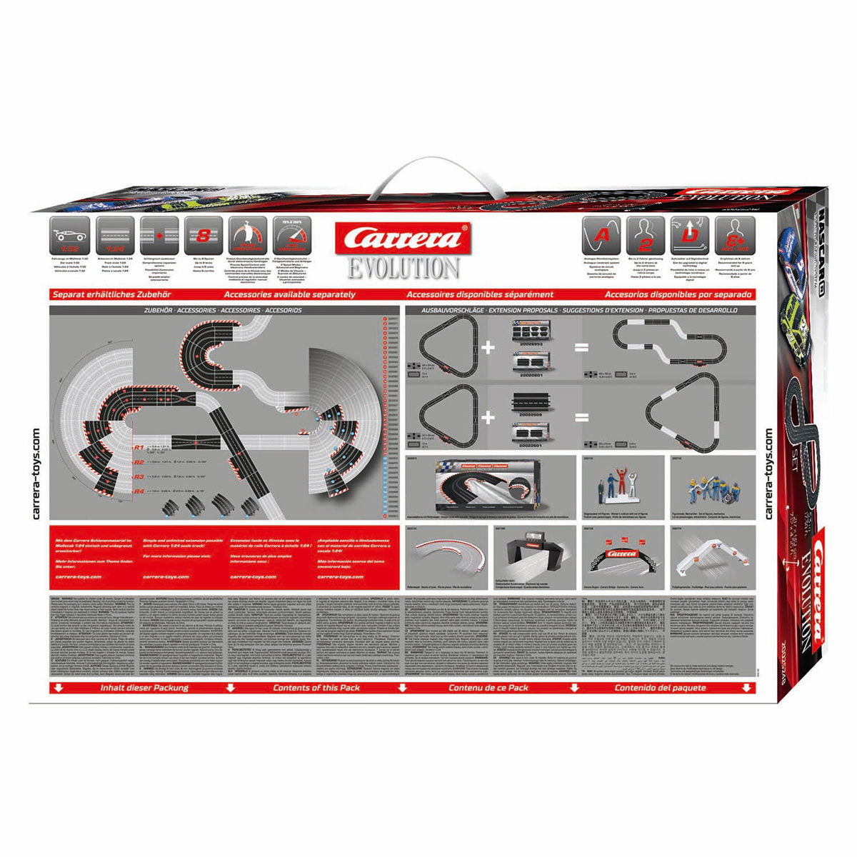 Carrera racebaan nascar darlington showdown