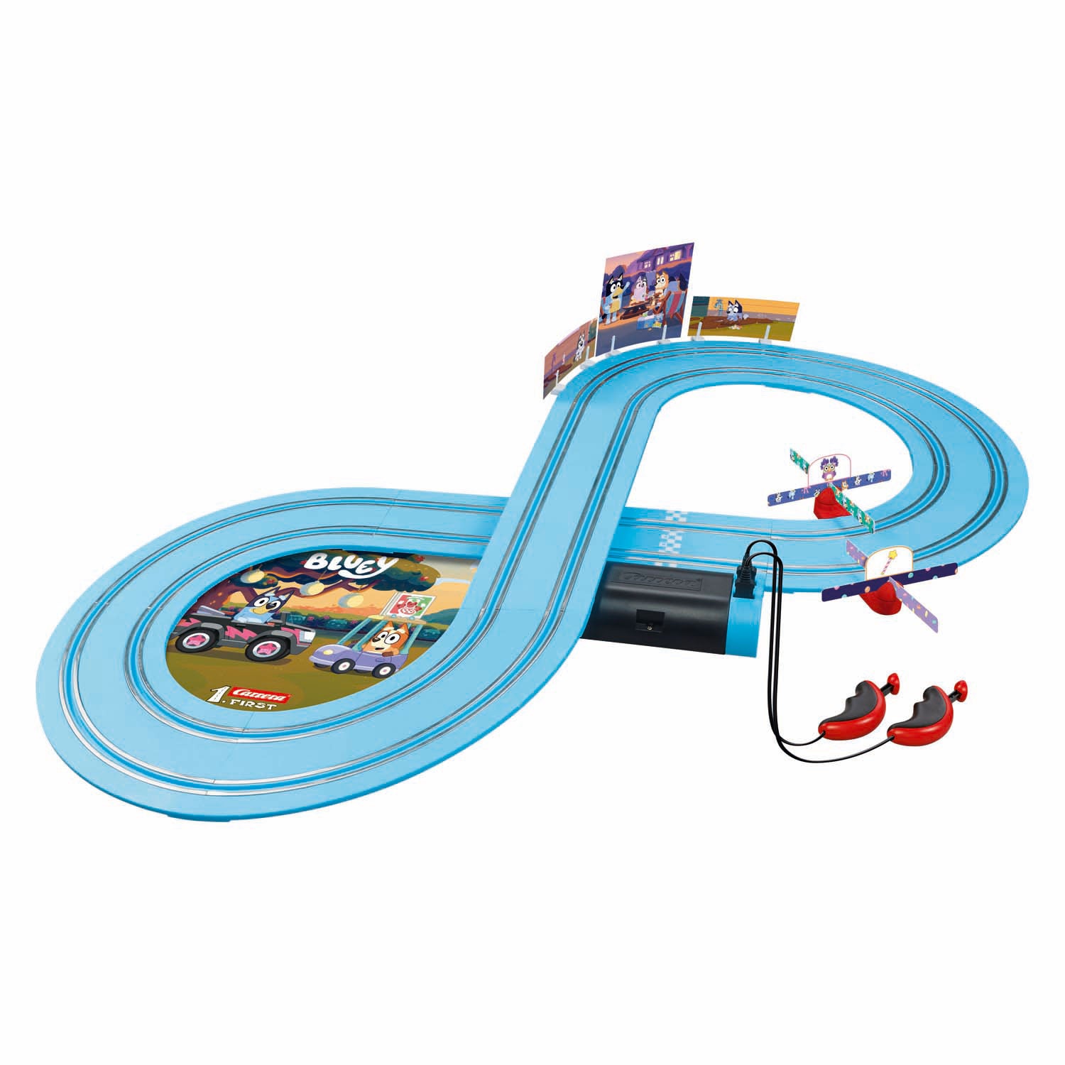 Carrera first racebaan - bluey bingo race 2,4m