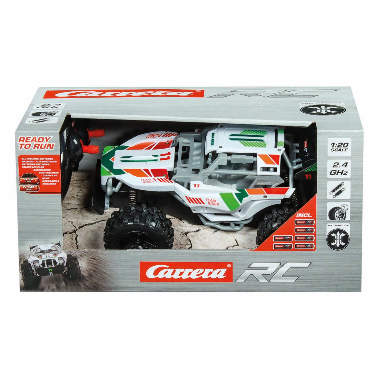 Carrera rc 2,4ghz team rider - 1:20