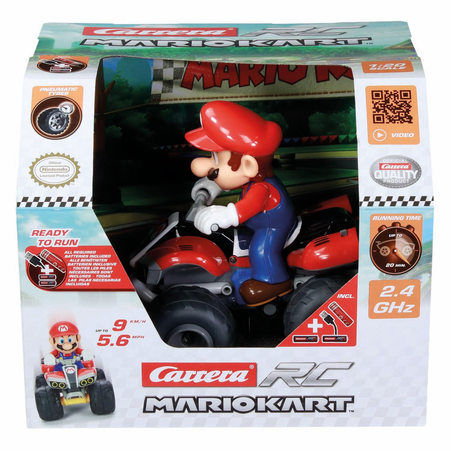 Carrera rc 2,4ghz mario kart - 1:20