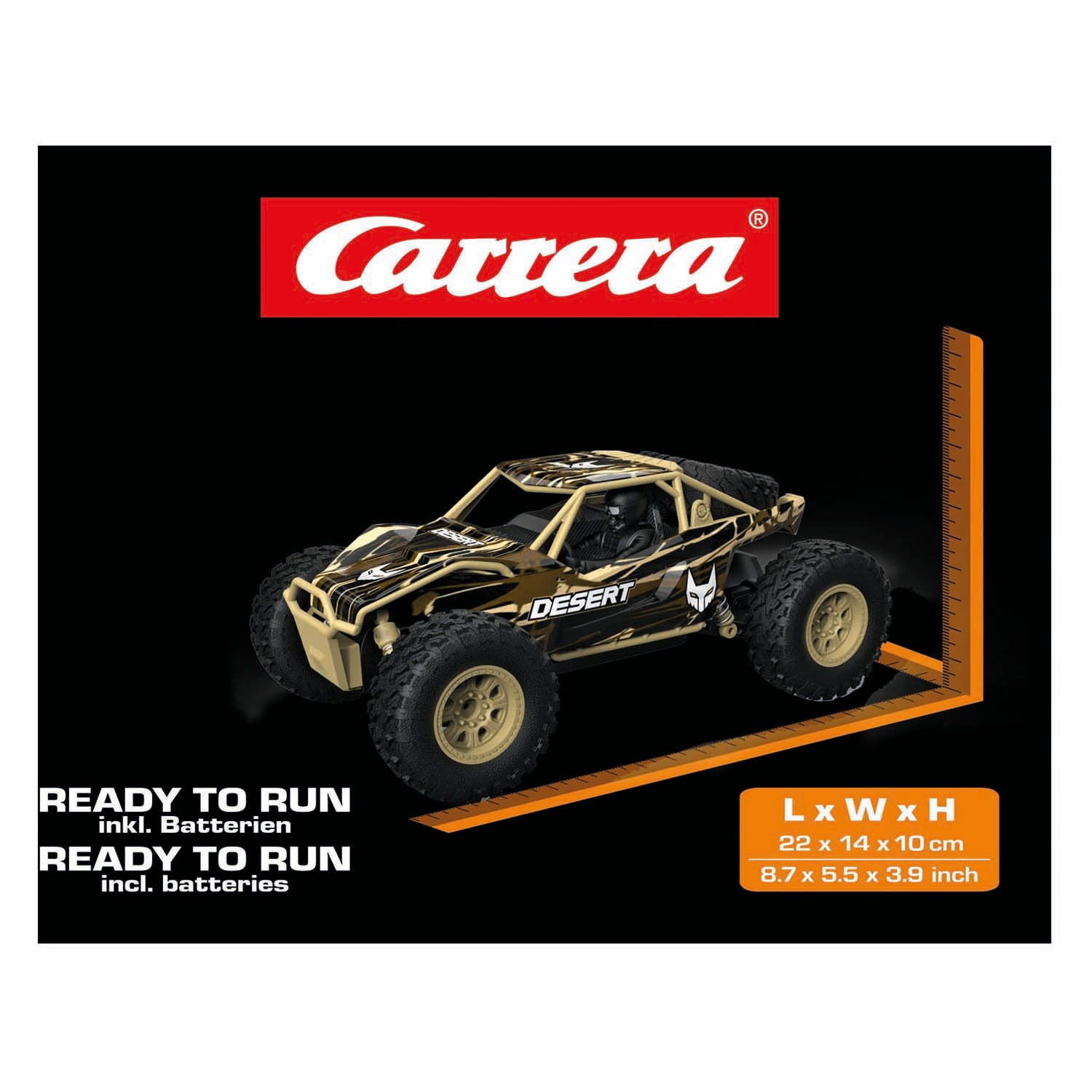 Carrera rc 2,4ghz desert buggy - 1:24