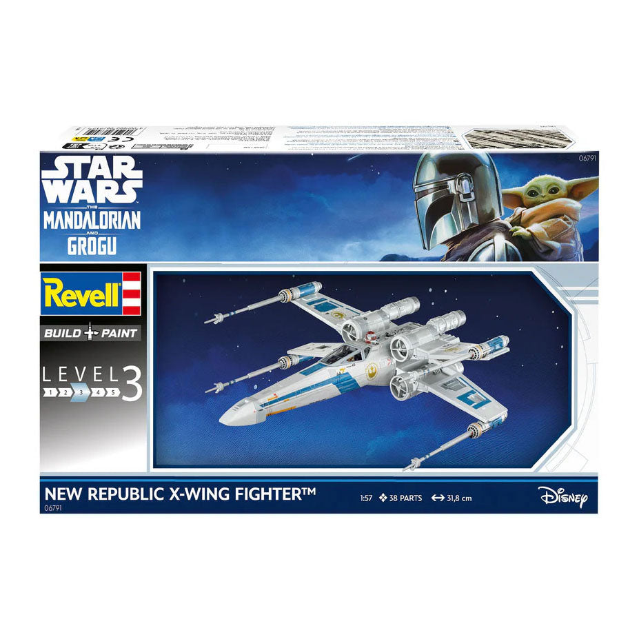 Revell modelbouwpakket the mandalorian and grogu new republic x-wing fighter 1:57 - 38dlg.