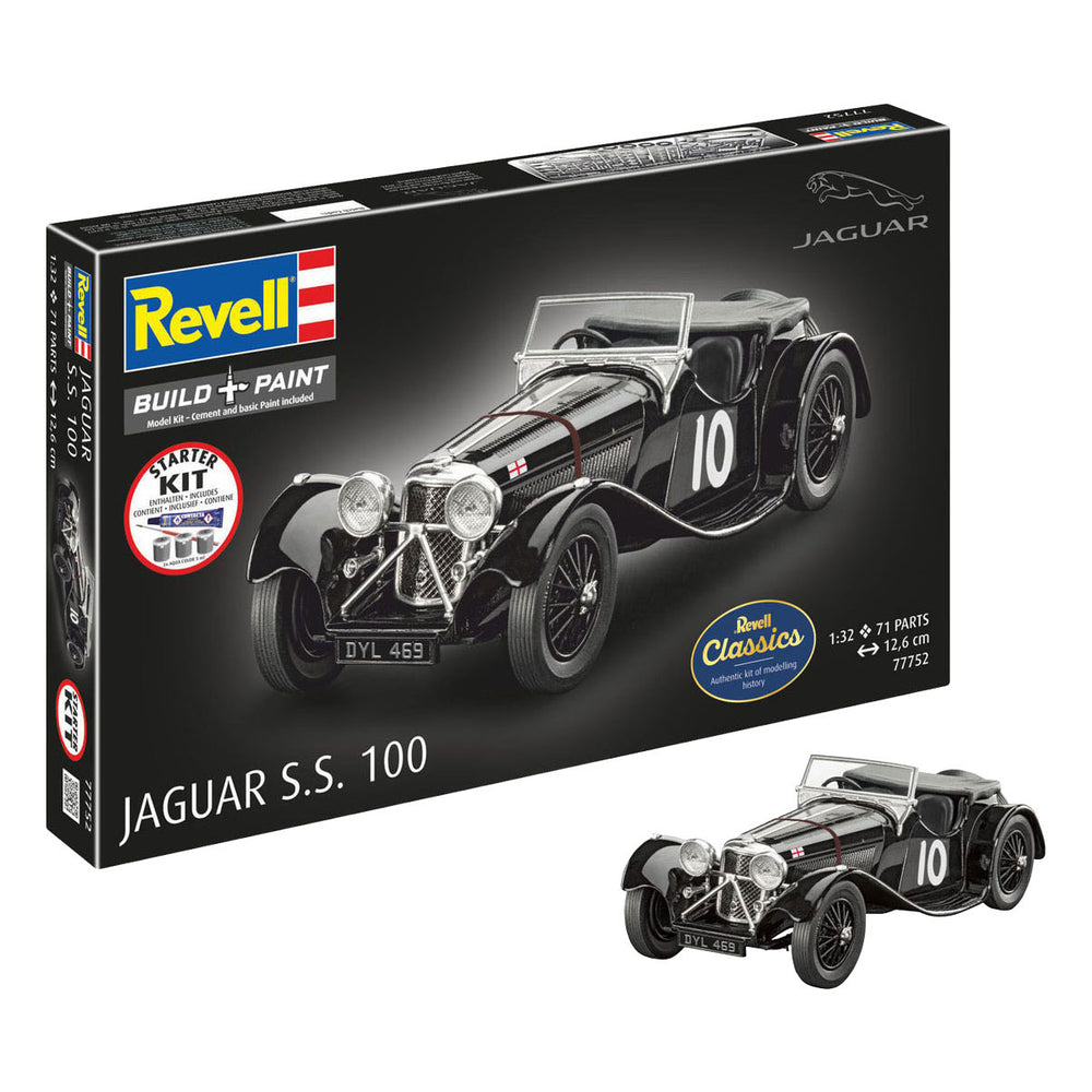 Revell modelbouwpakket starter kit jaguar ss 100 1:32 - 75dlg.