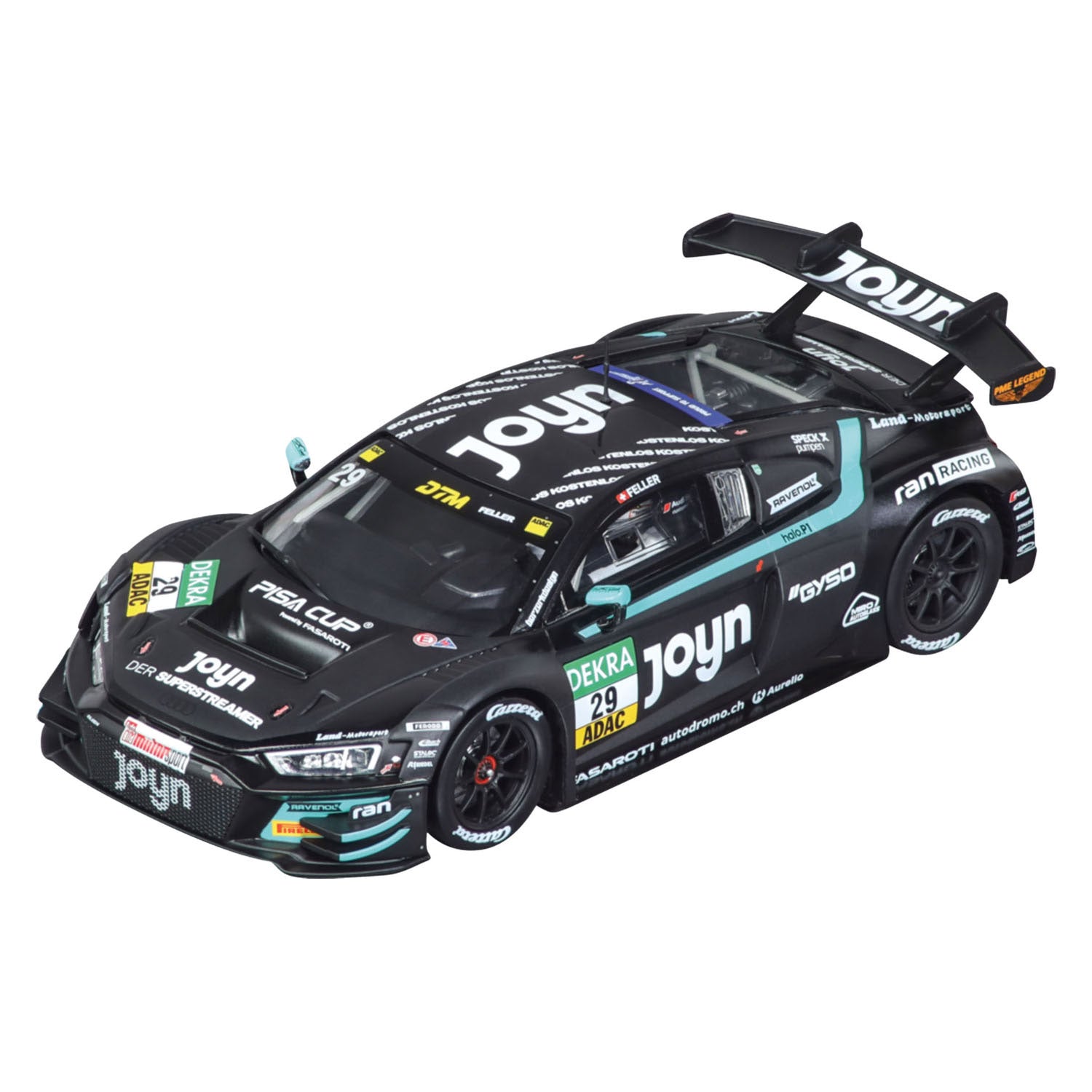 Carrera digital audi r8 lms gt3 evo ii land motorsport, no.29 dtm 2025 - 1:32