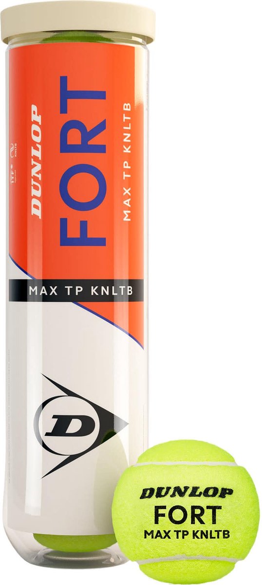Dunlop fort max tp knltb - geel - 4 stuks