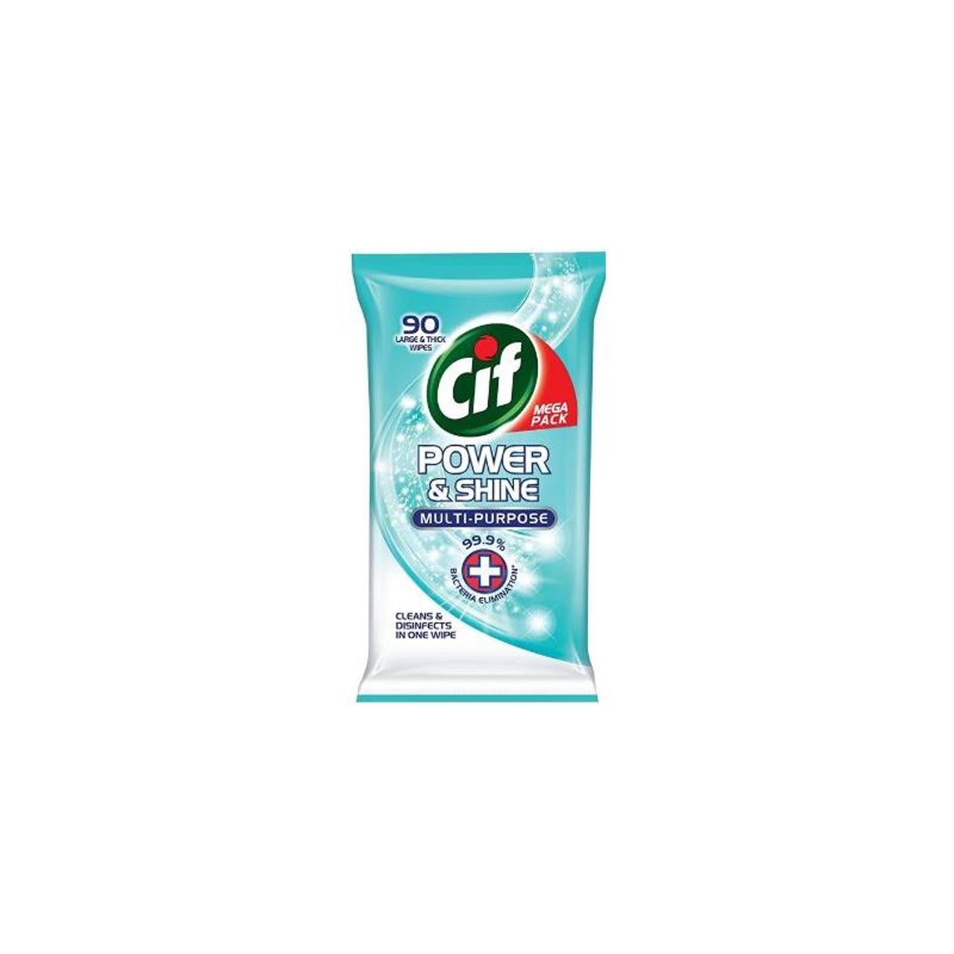 Cif cleaning wipes 90st power shine