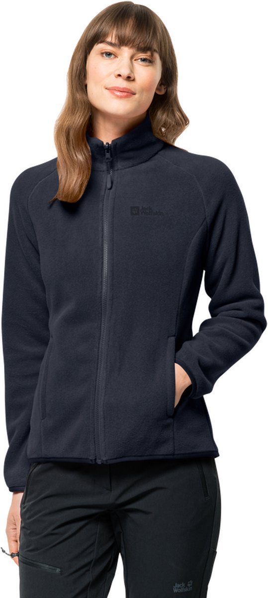 Jack wolfskin moonrise fz w dames outdoorvest - maat l