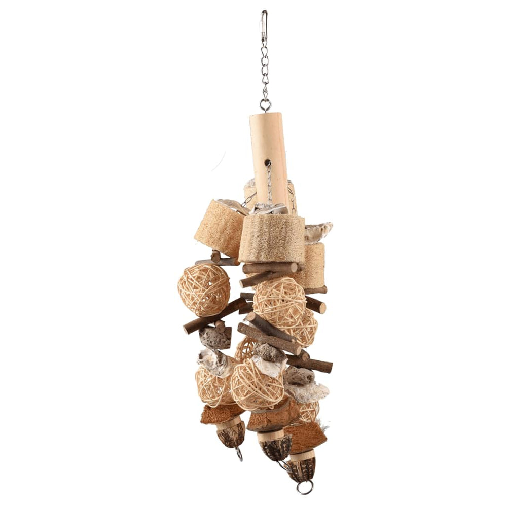 FLAMINGO FLAMINGO Vogelspeelgoed Sully 65 cm rotan en spons