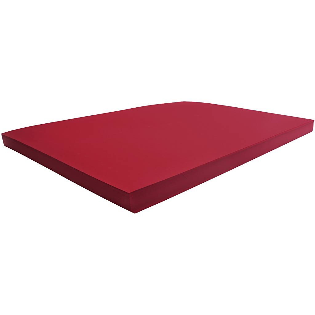 Creativ company gekleurd karton kerstrood 270gr, 100 vochtig