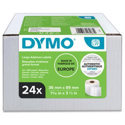 Eurolabel dymo s0722390 99012 13187 89x36mm