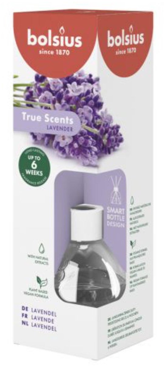 Bolsius - true scents - geurstokjes - 60 ml - lavender