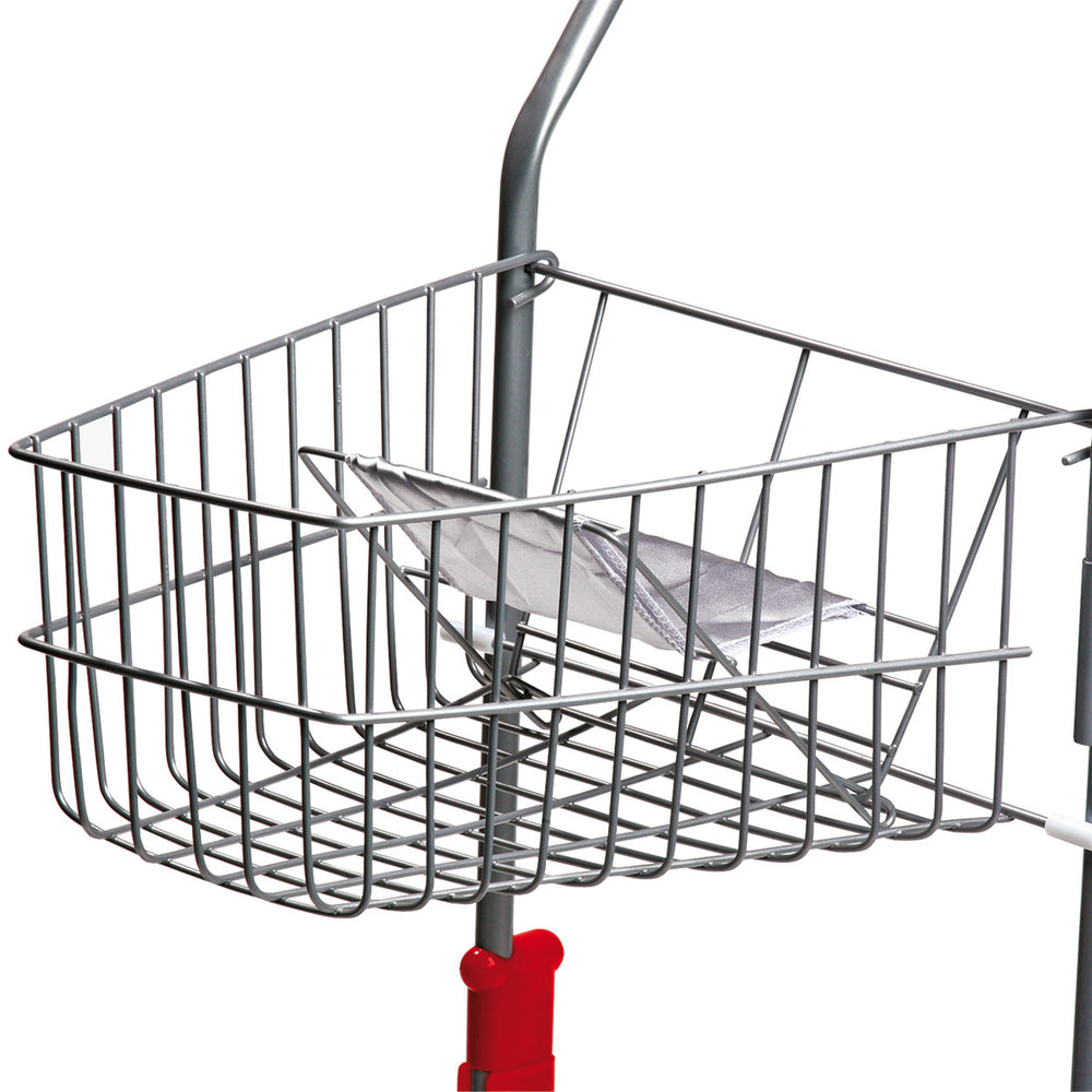 Small foot - shopping cart with doll seat and flag