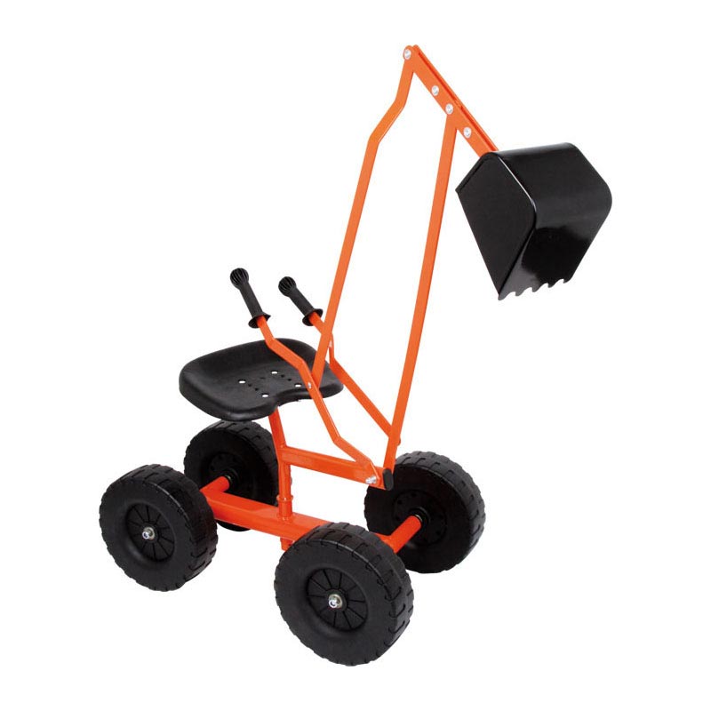 Small foot - wheeled excavator