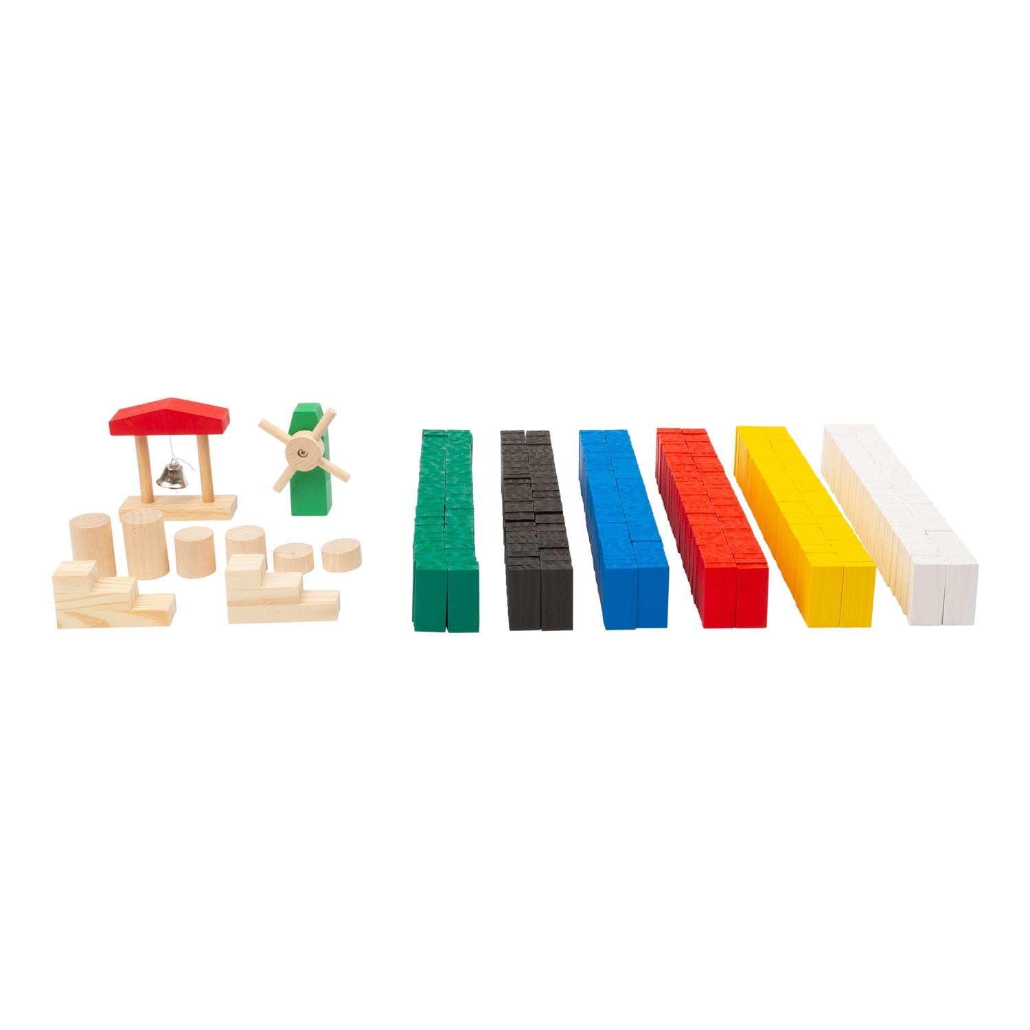 Small foot - Wooden domino rally, 490 pcs.