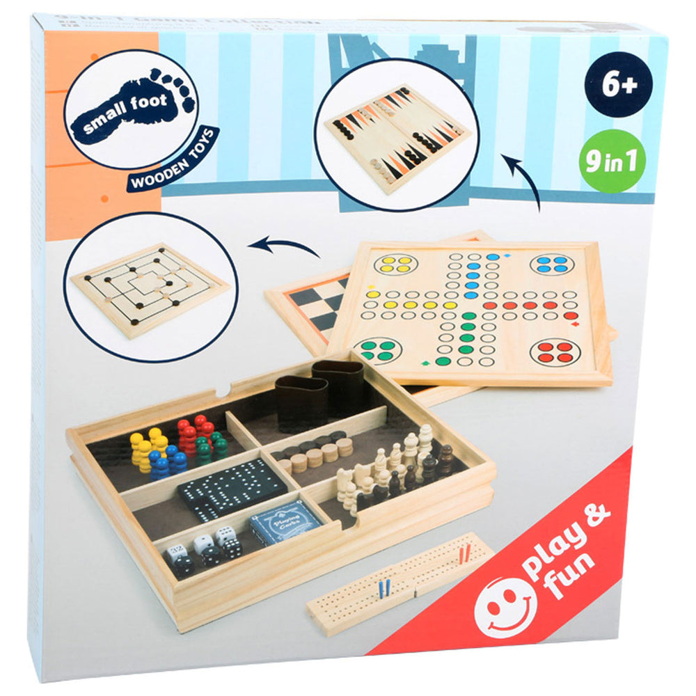 Small foot - Wooden classic games 9in1