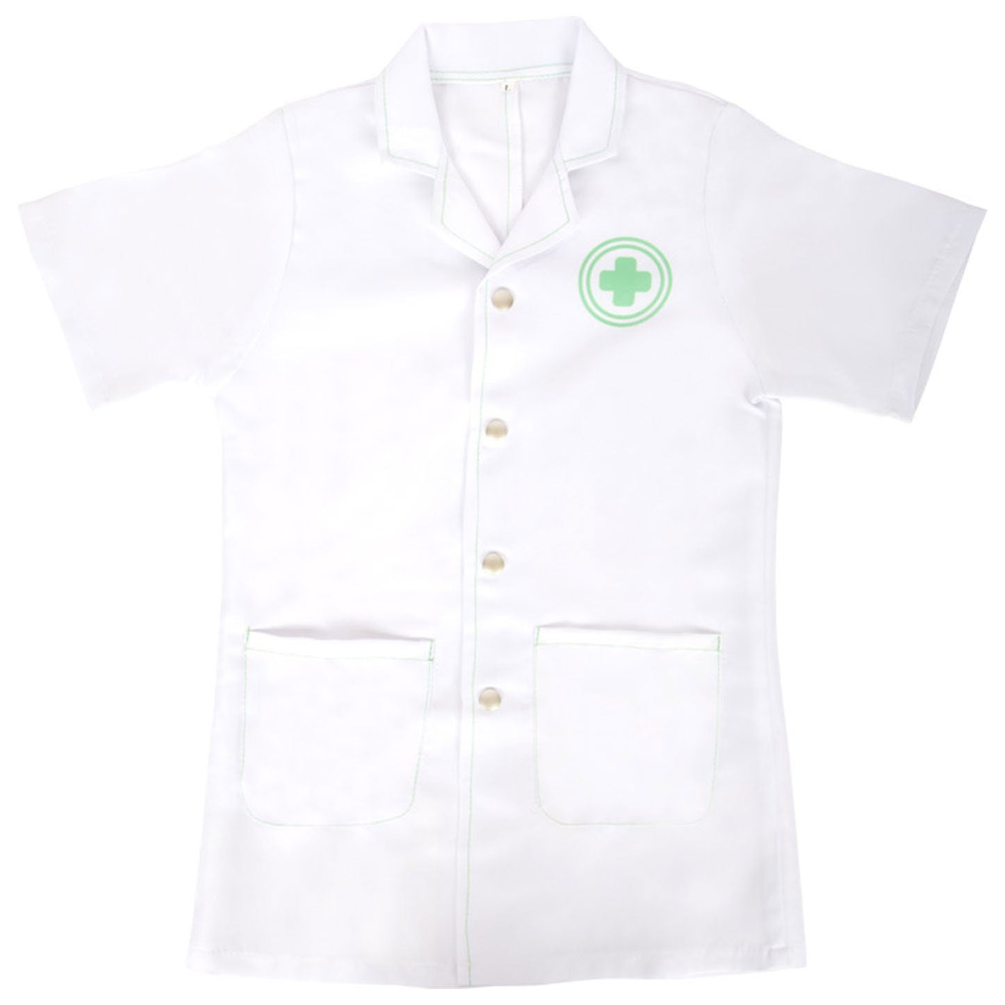 Small foot - doctor's coat with wooden accessories, 4 pcs.