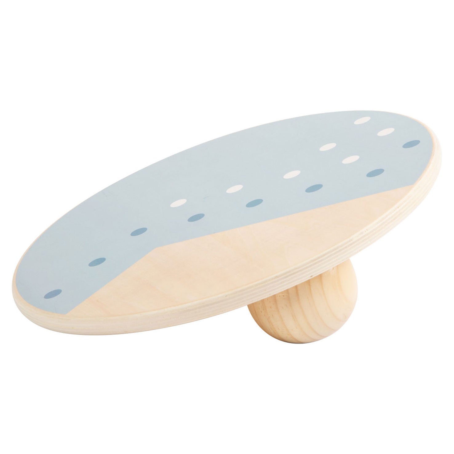 Kleine voet - Houten balansbord blauw