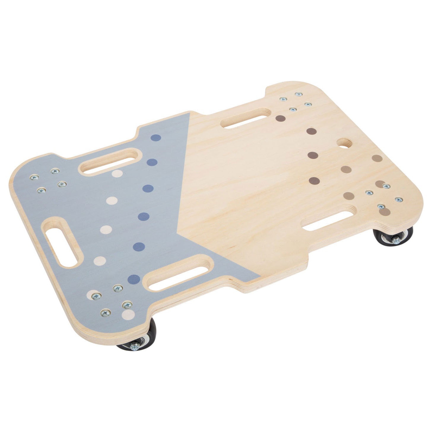 Small foot - houten rolbord blauw