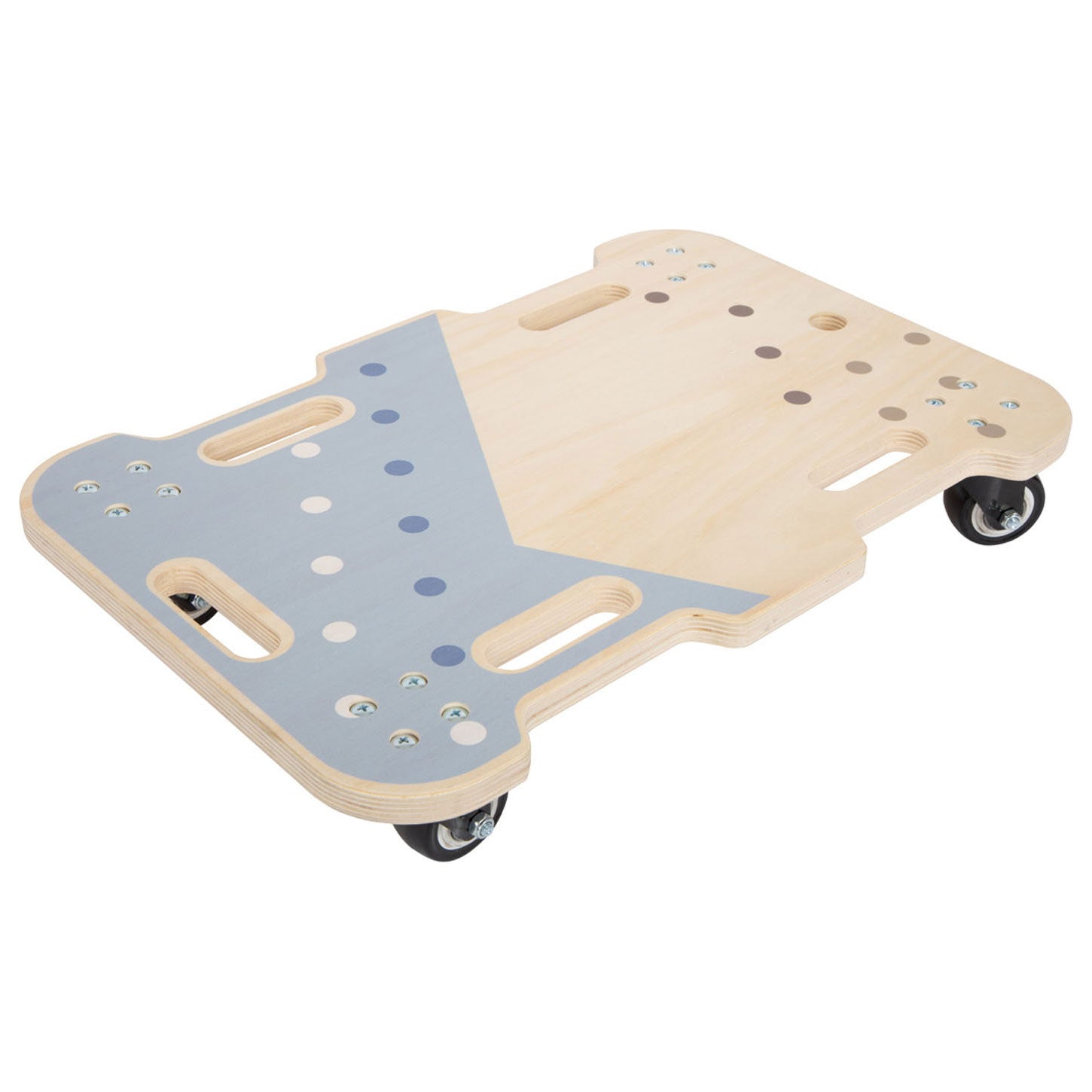 Small foot - houten rolbord blauw