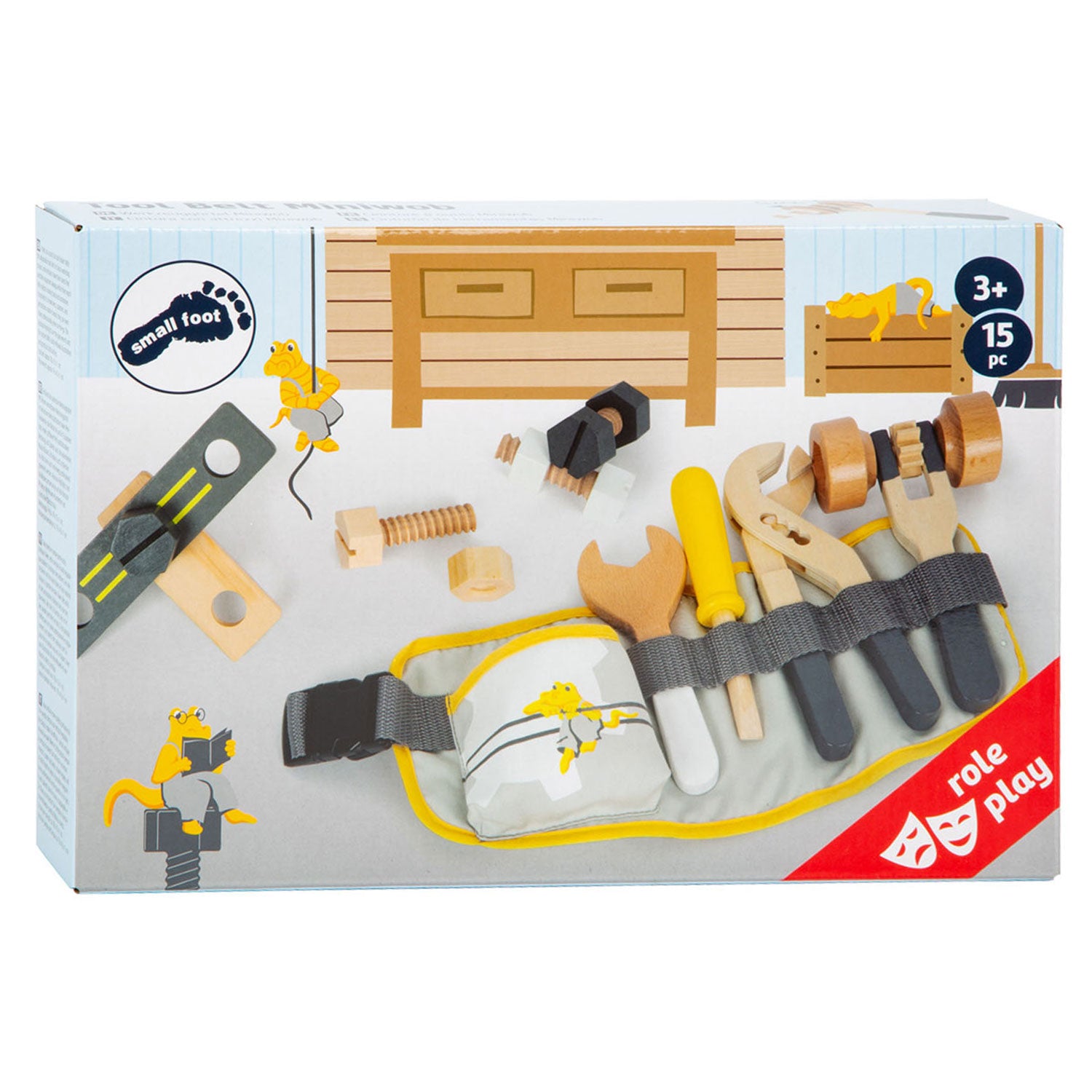 Small Foot - Tool belt with wooden tools Miniwob